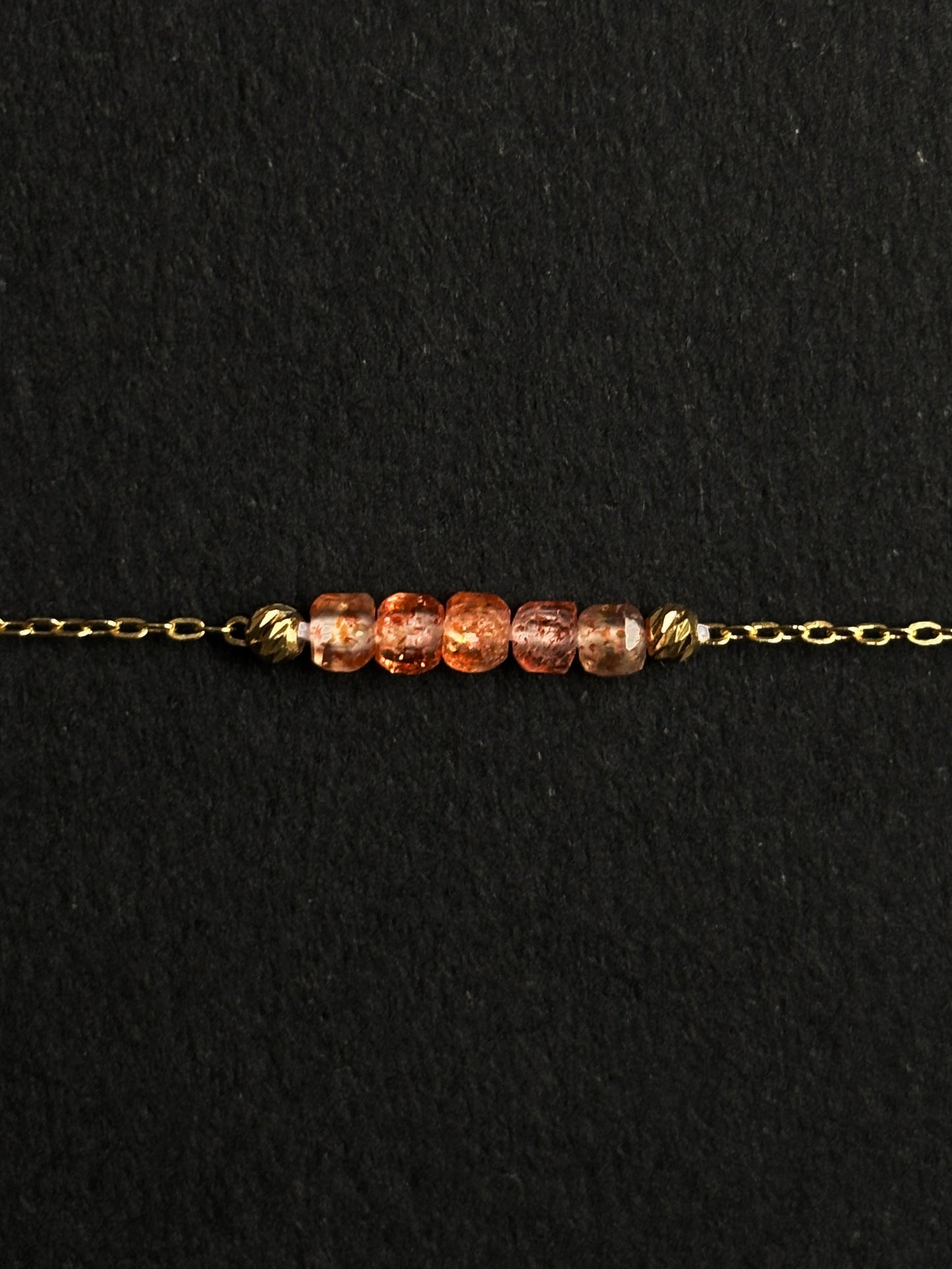 PIEDRA SOL PULSERA ORO