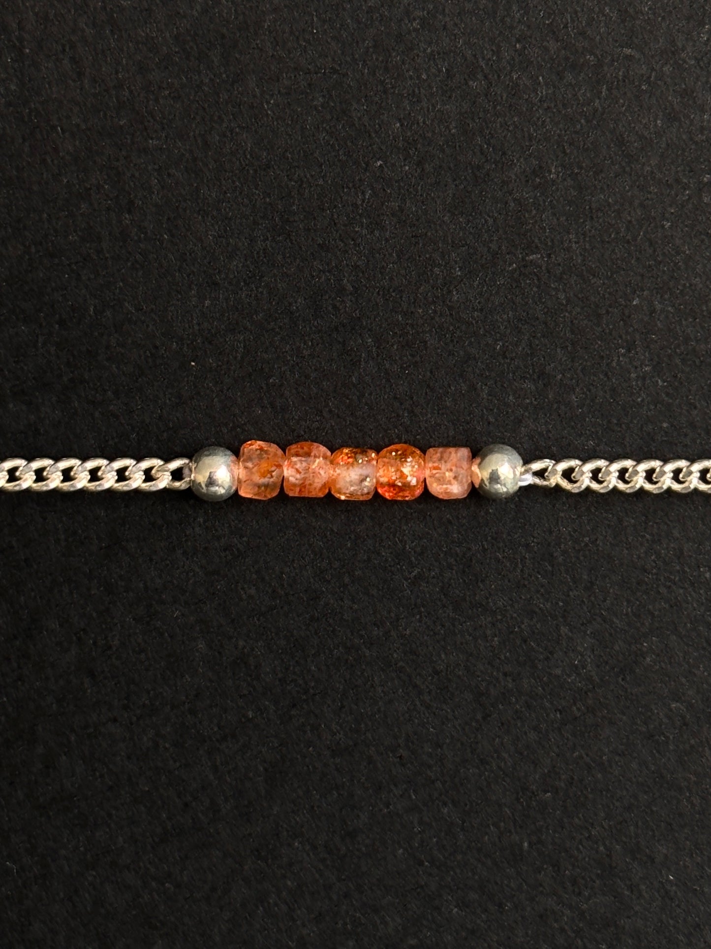 PIEDRA SOL PULSERA PLATA