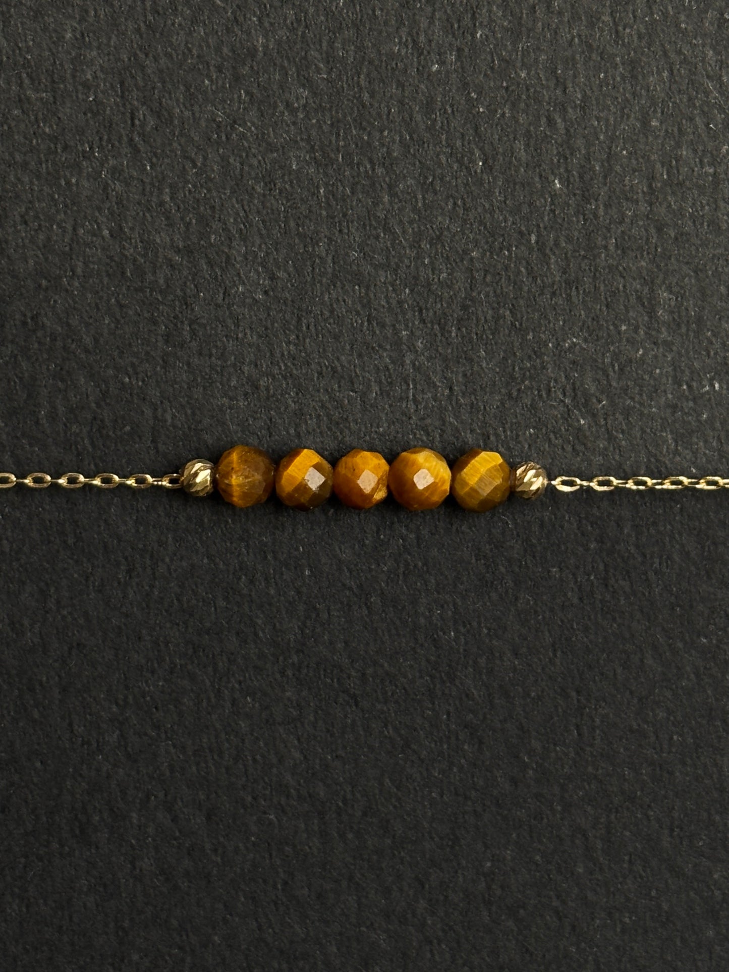 OJO DE TIGRE PULSERA ORO