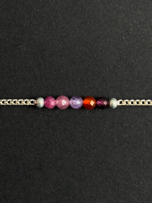 ARIES PULSERA PLATA