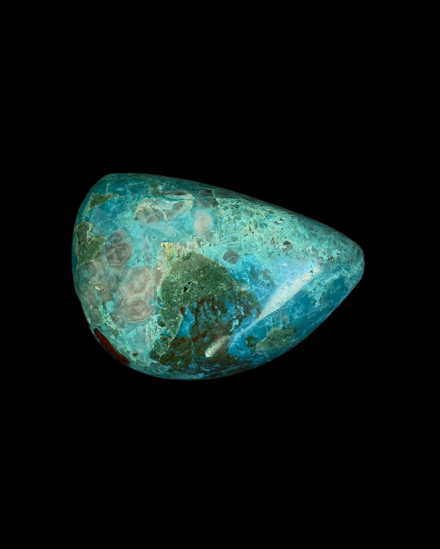 MALAQUITA, CRISOCOLA, CUPRITA Y CUARZO PULIDO (M)