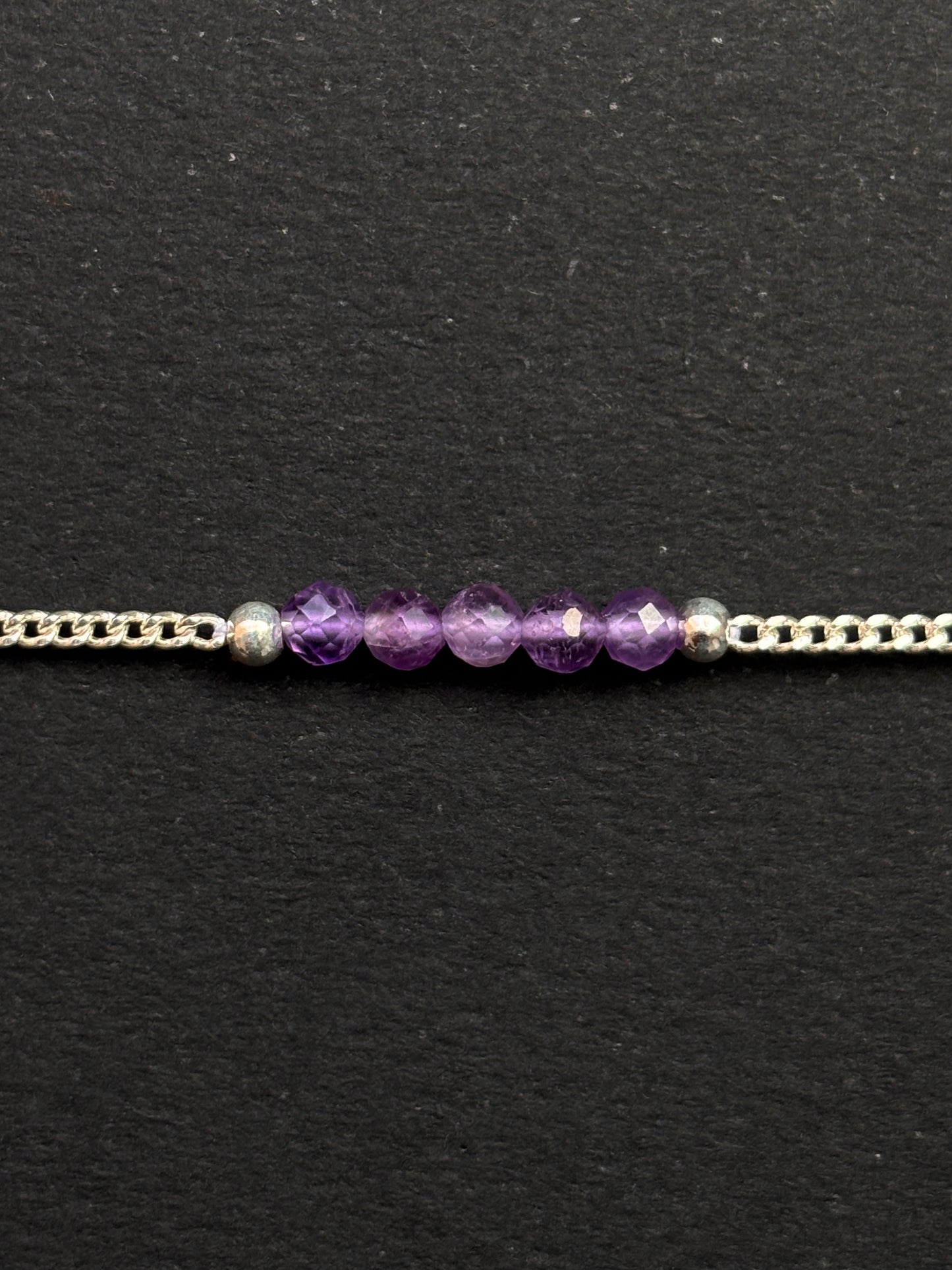 AMATISTA PULSERA PLATA