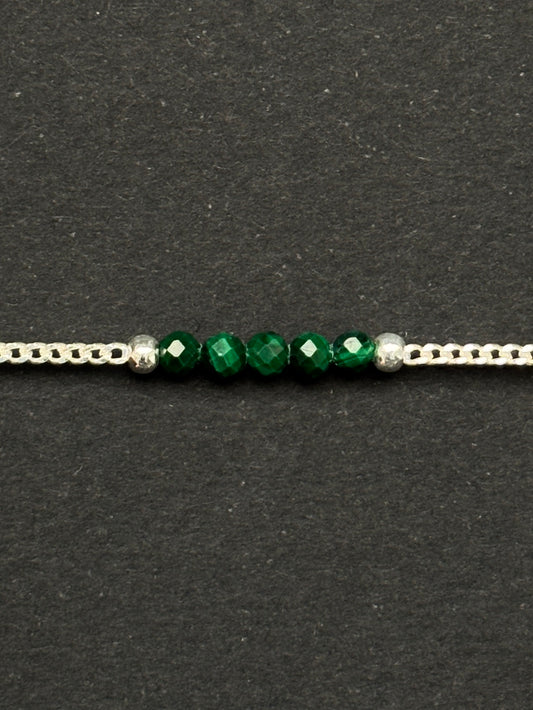 MALAQUITA PULSERA PLATA