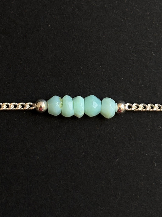 ÓPALO ANDINO PULSERA PLATA