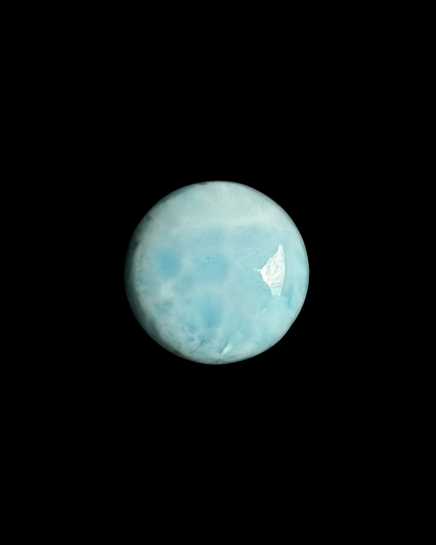 LARIMAR CABUJÓN CIRCULAR (XS)