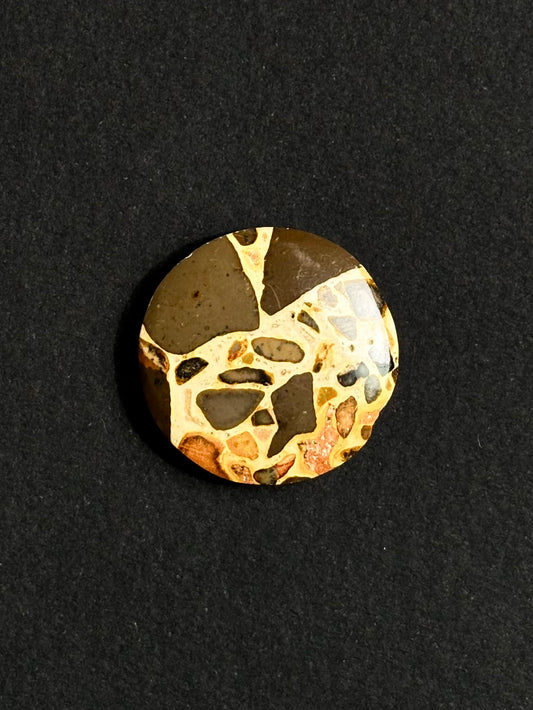 JASPE LEOPARDO CABUJÓN CIRCULAR