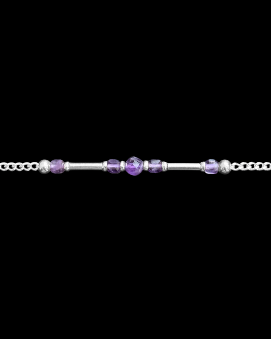 AMATISTA PULSERA PLATA