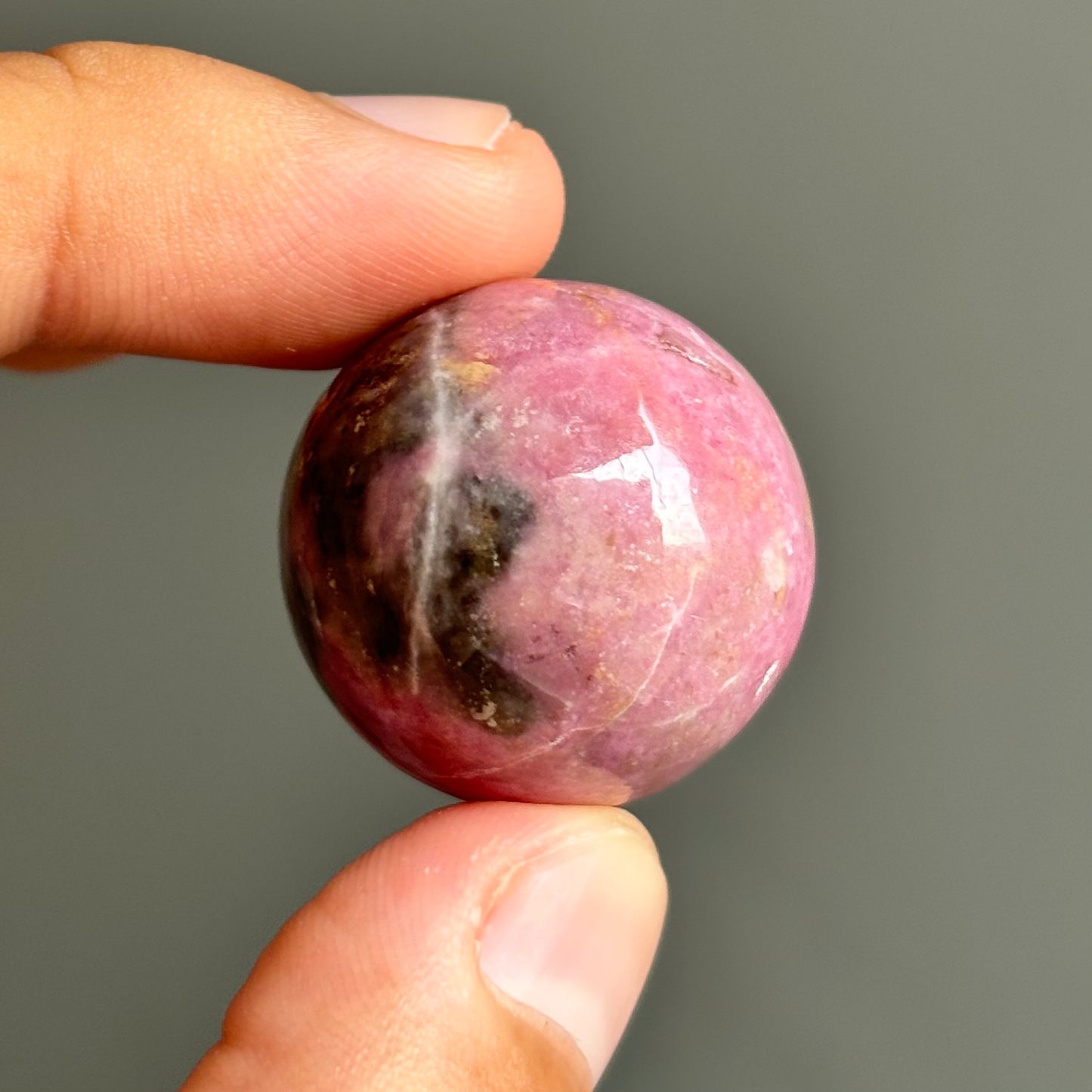 rhodonite sphere