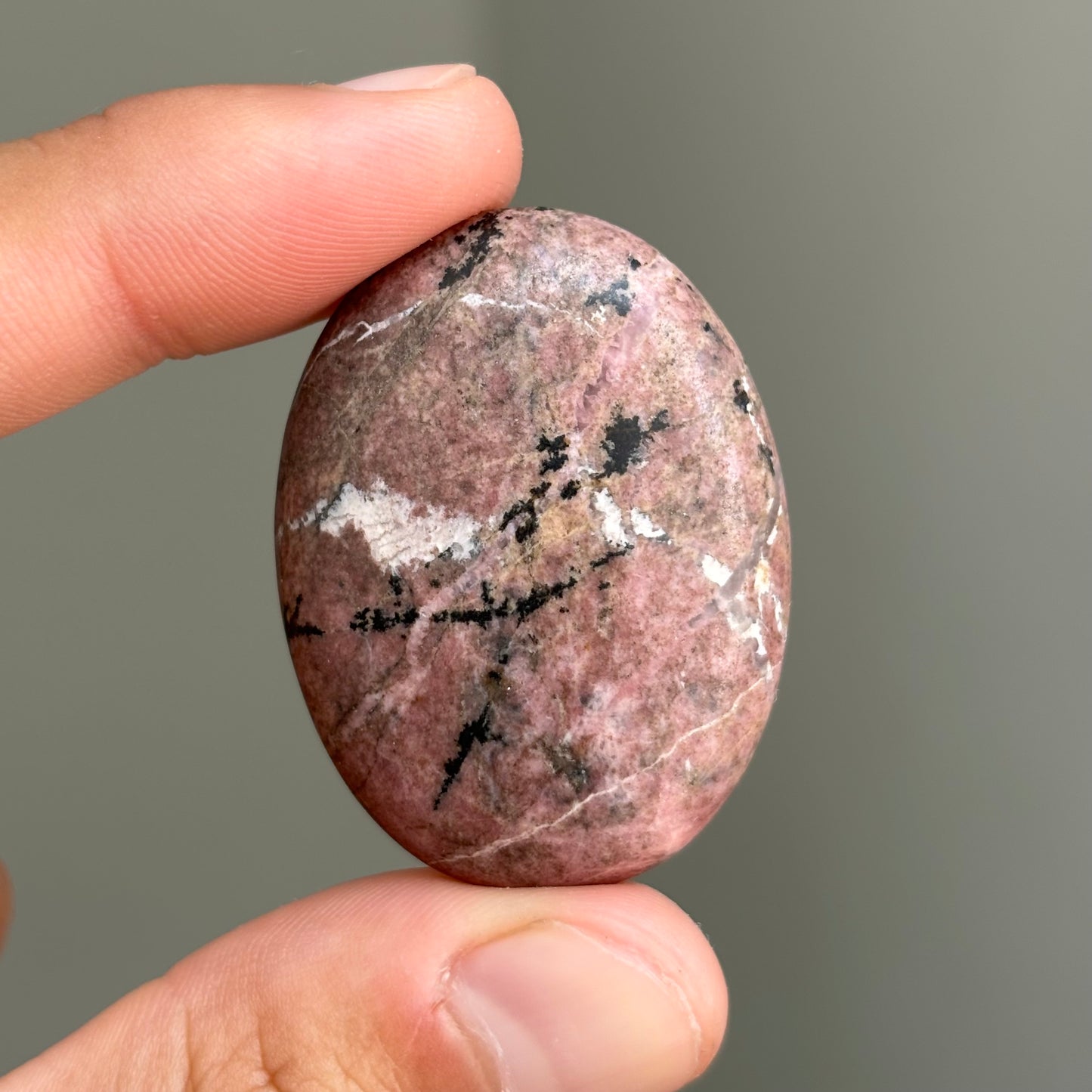 rhodonite cabochon