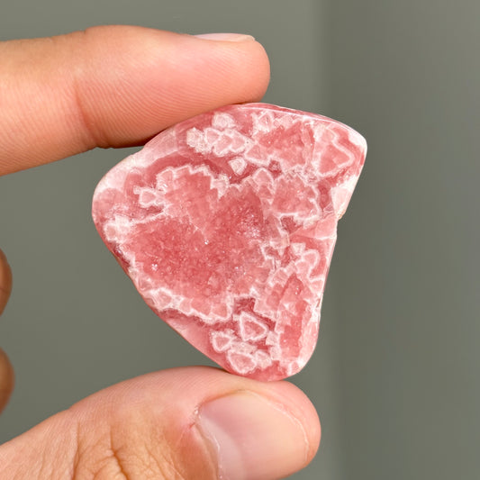 polished rhodochrosite