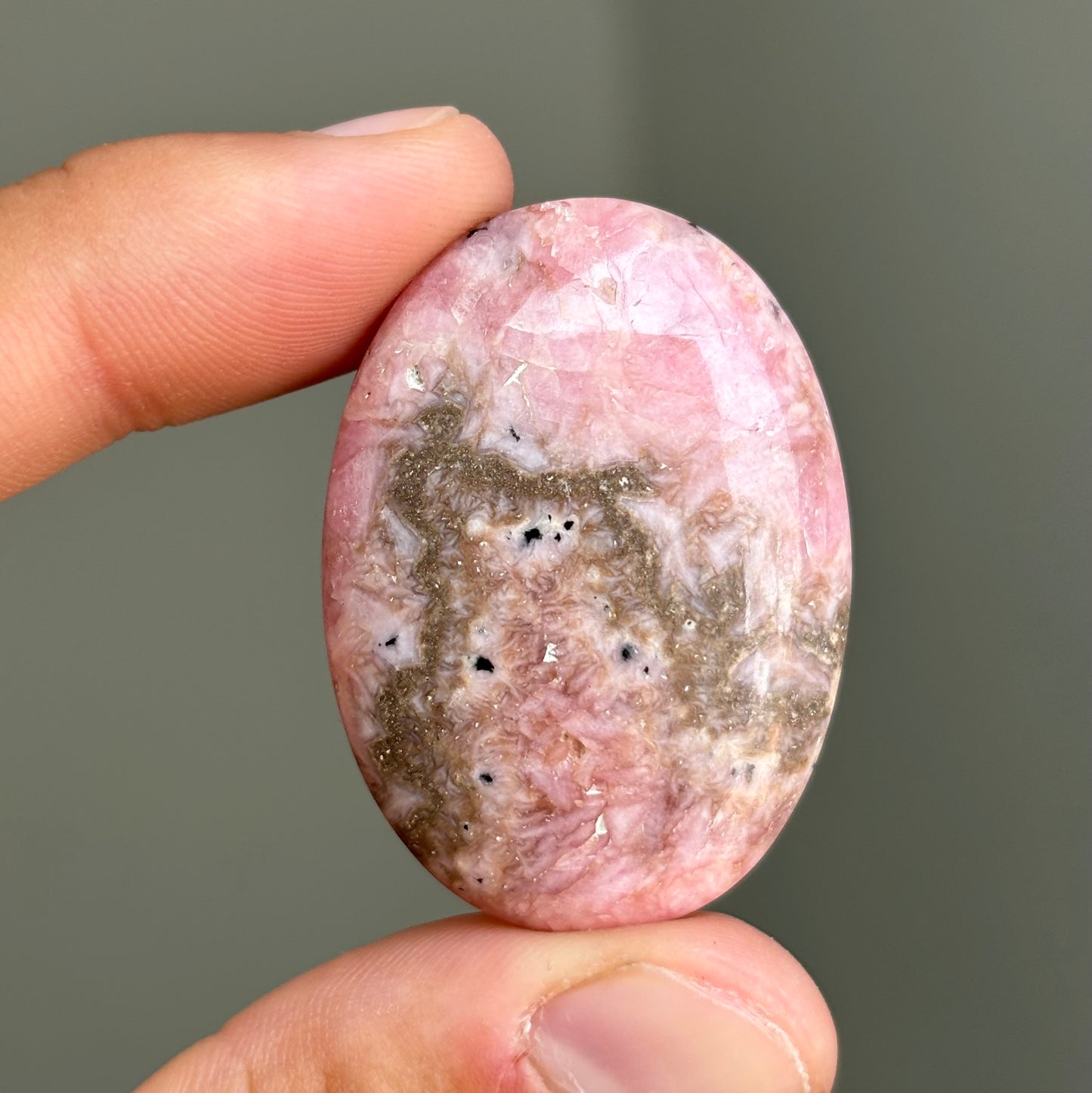 rhodonite cabochon