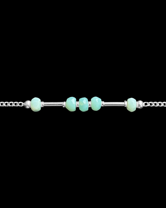 ÓPALO ANDINO PULSERA PLATA