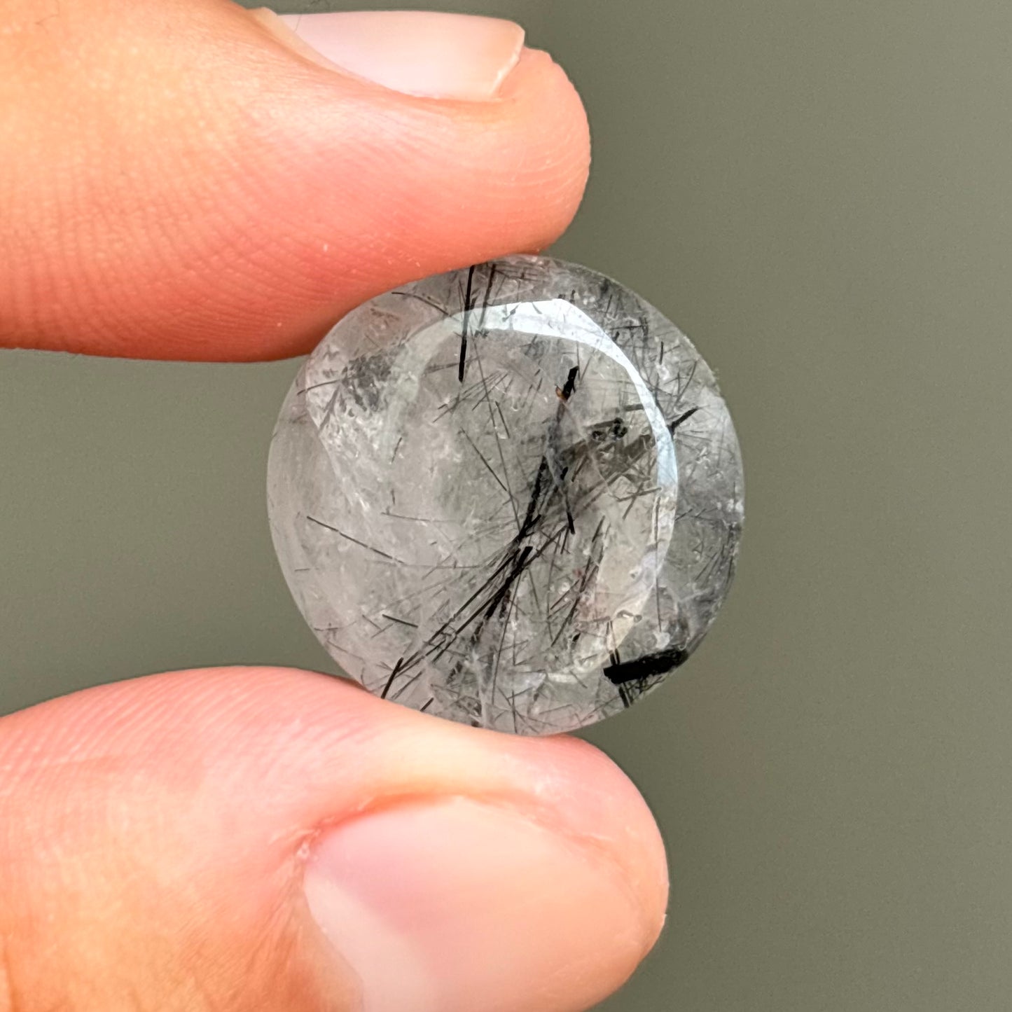 tourmaline quartz cabochon