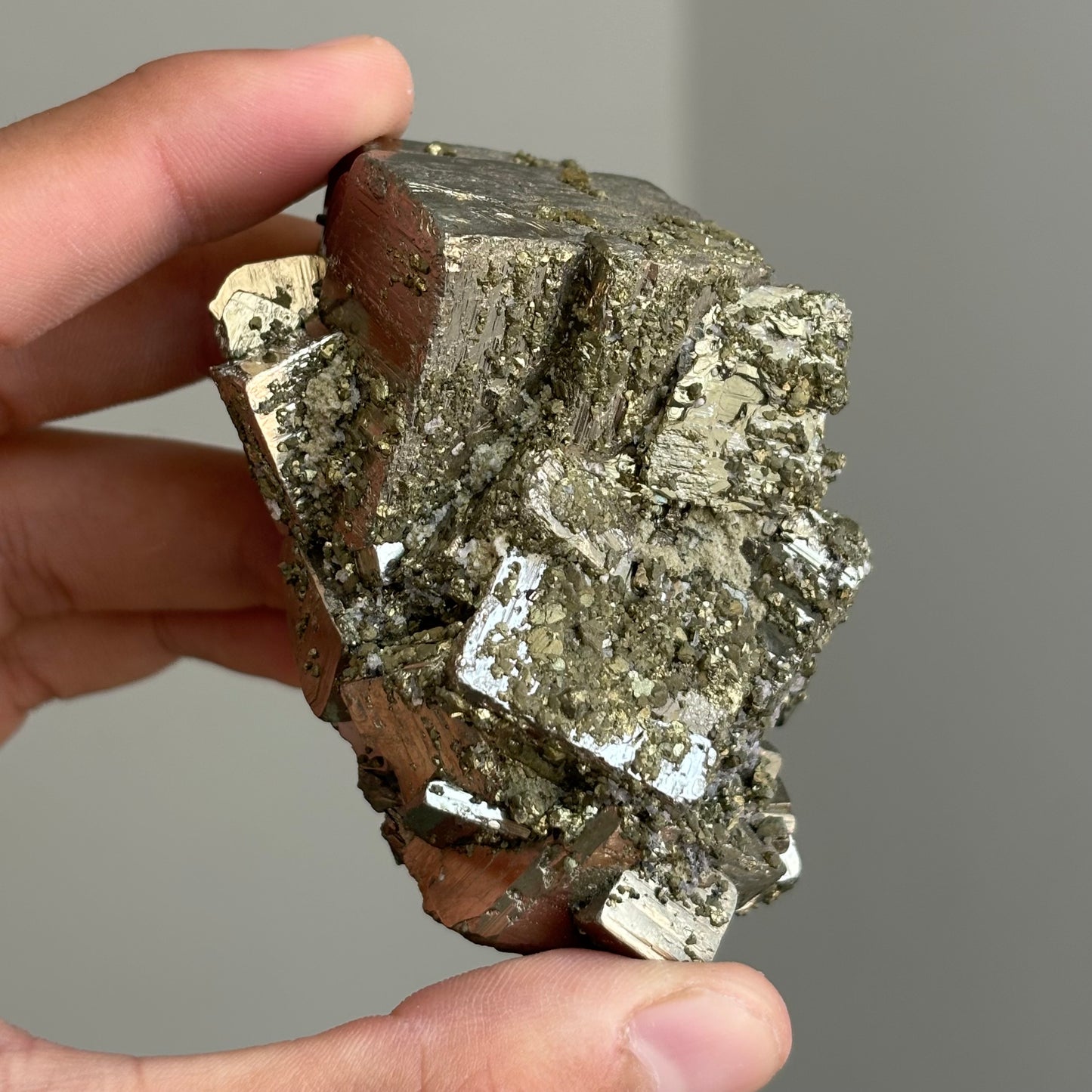 pyrite and chalcopyrite