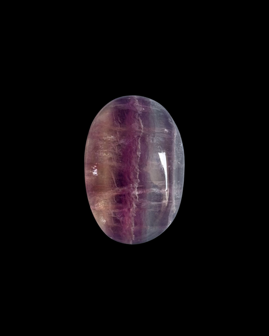 FLUORITA BICOLOR AMARILLA Y MORADA CABUJÓN OVAL (S)