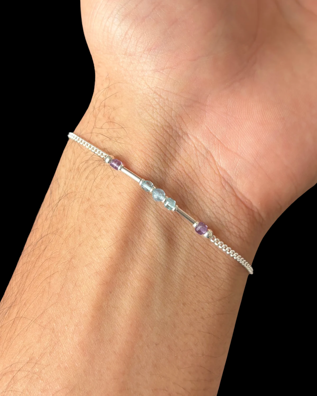 ANSIEDAD PULSERA PLATA