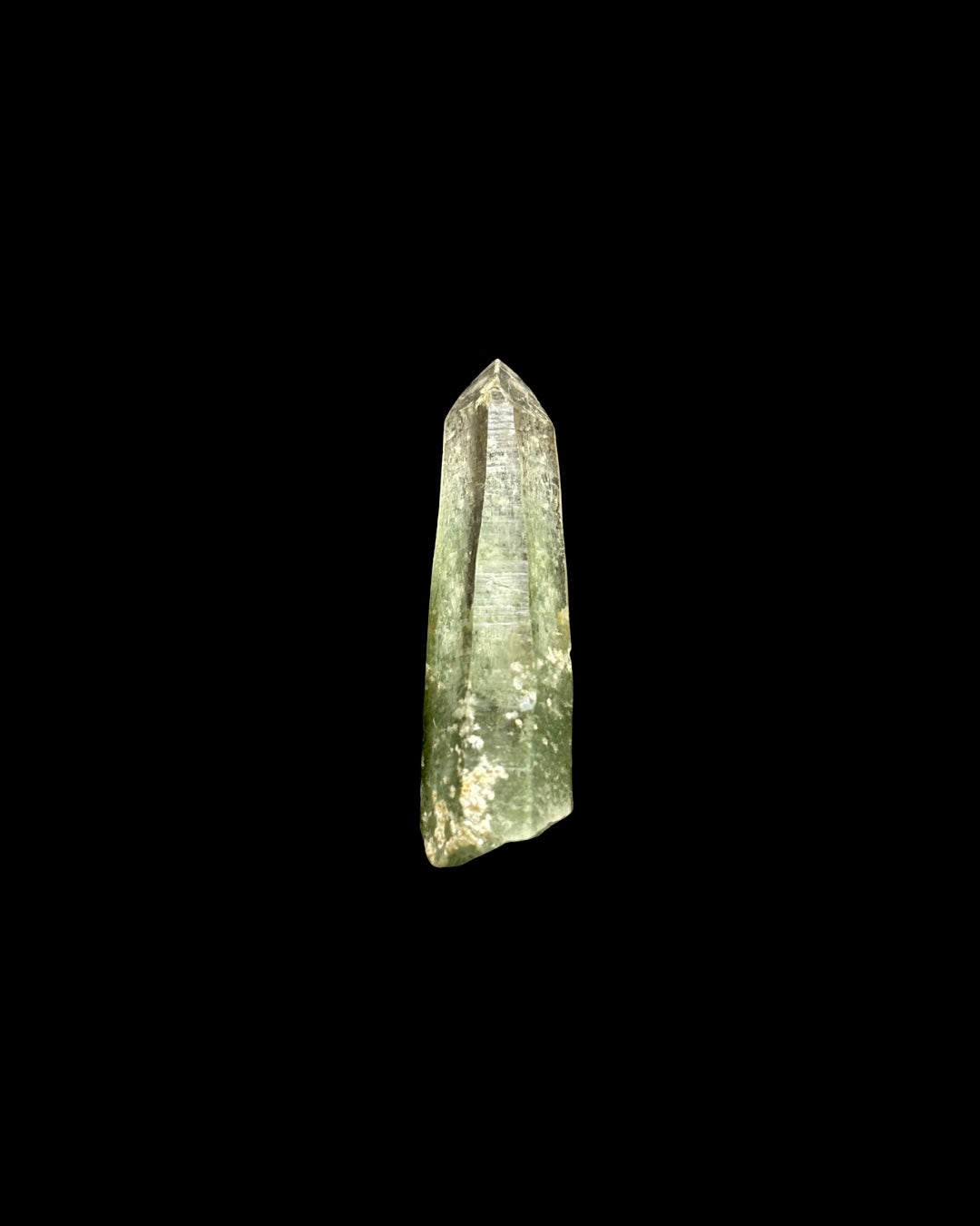 CUARZO CRISTAL Y CLORITA PUNTA (M)