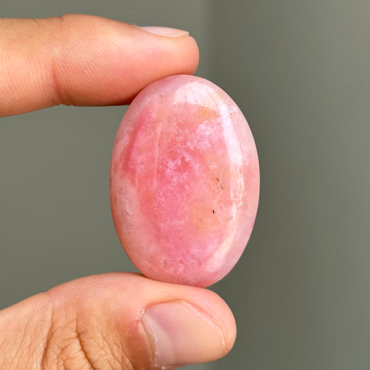 pink opal cabochon