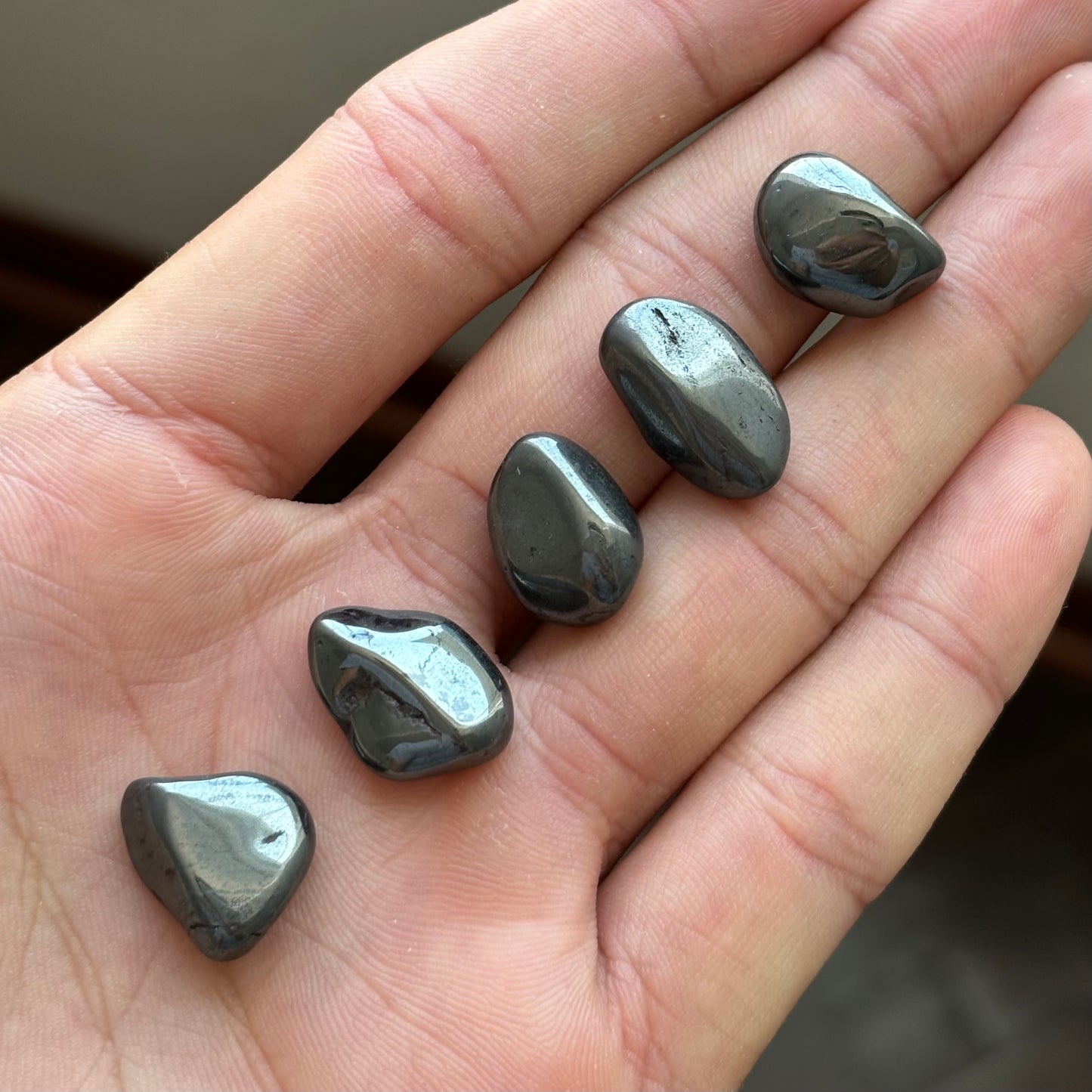 polished hematite