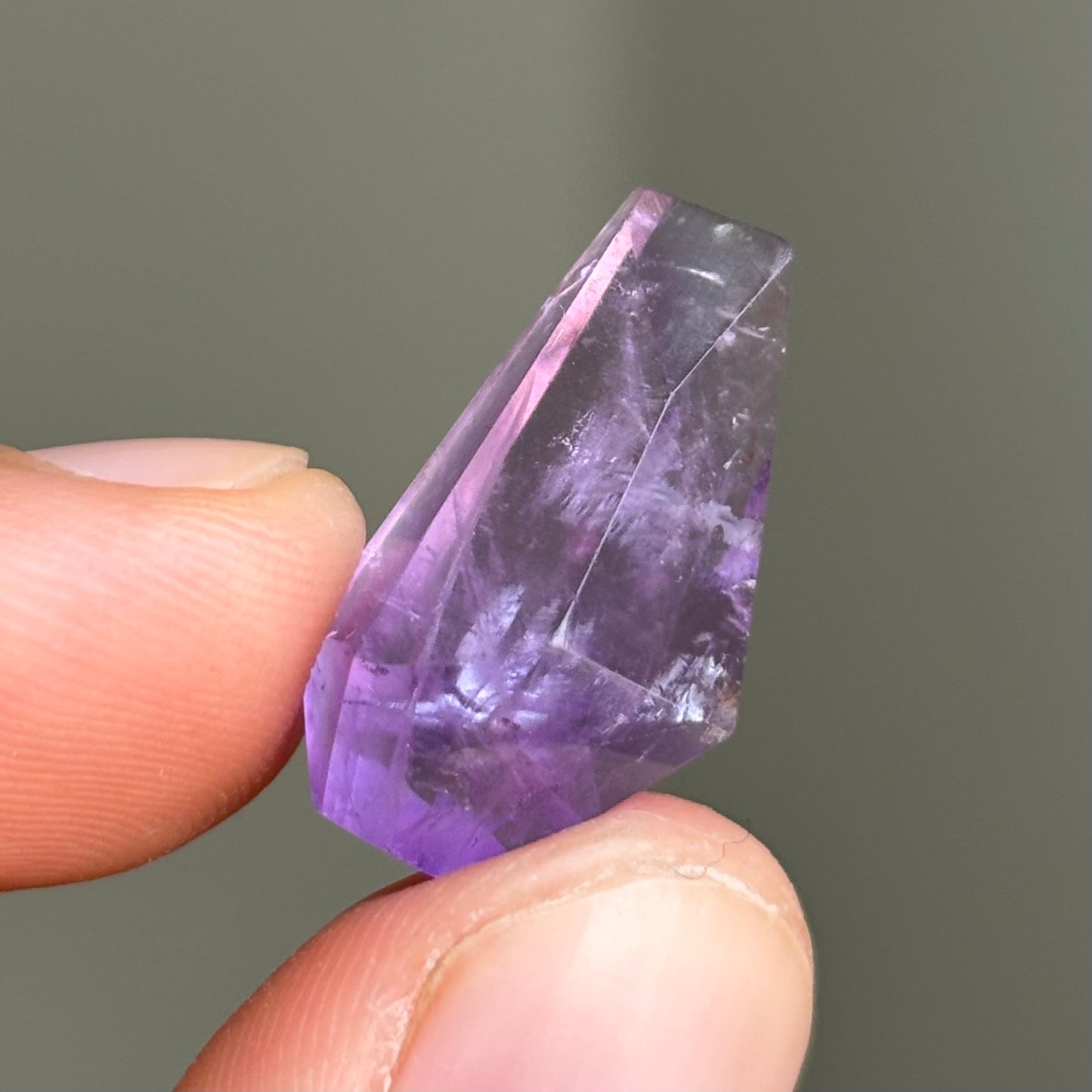 amethyst abstract cabochon