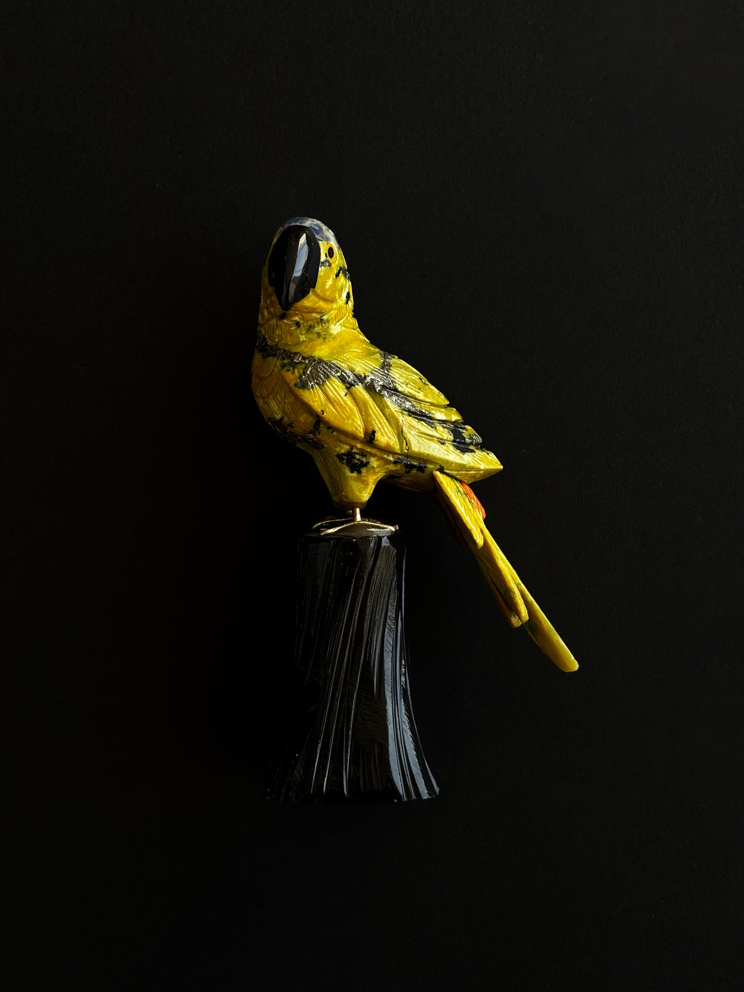 SERPENTINA, SODALITA Y ÓNIX NEGRO LORO (XL)