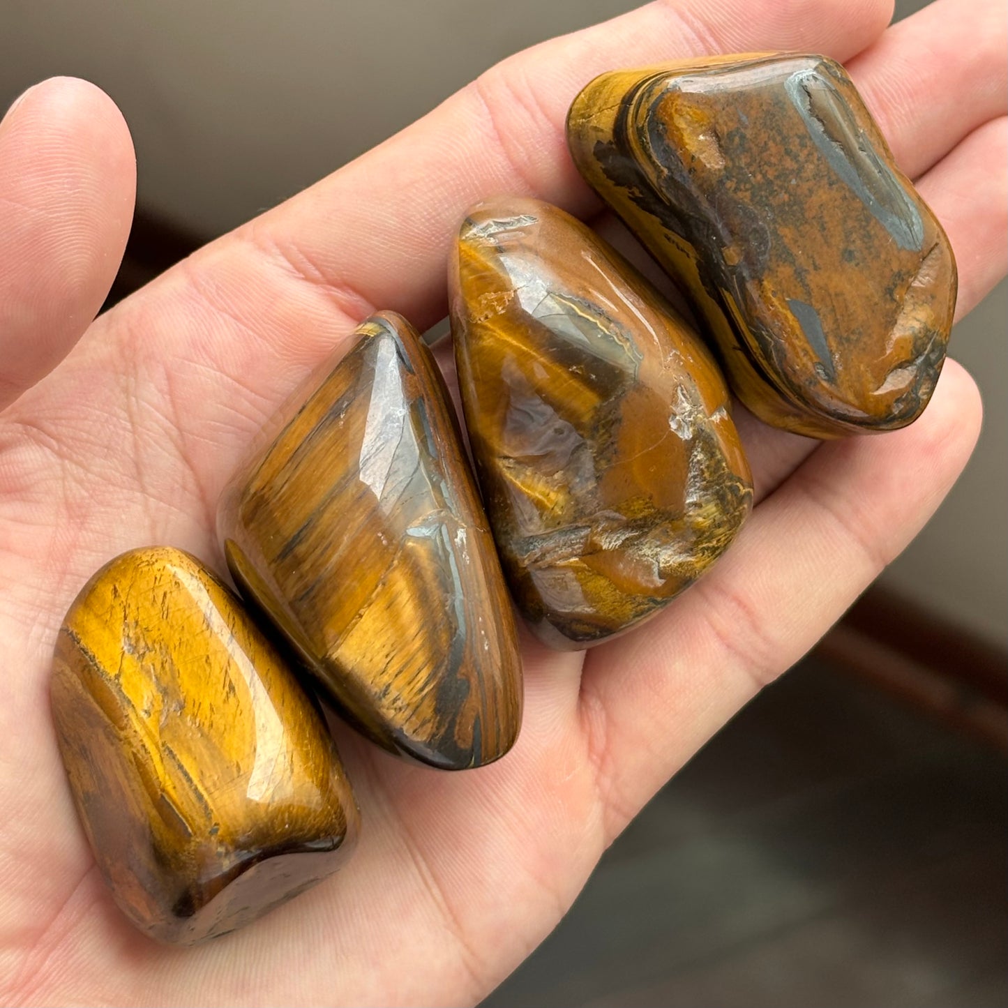 polished tiger eye