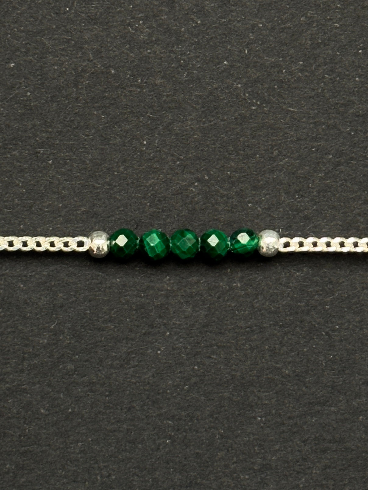MALAQUITA PULSERA PLATA