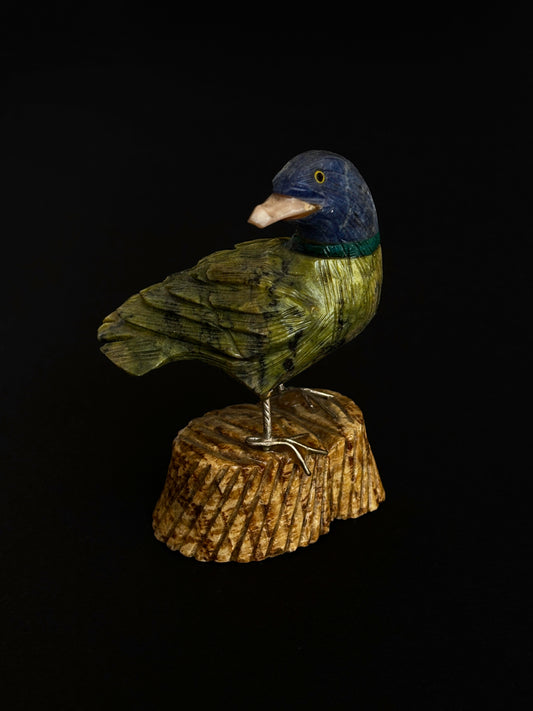 SERPENTINA, SODALITA, ARAGONITO Y CRISOCOLA PATO (L)