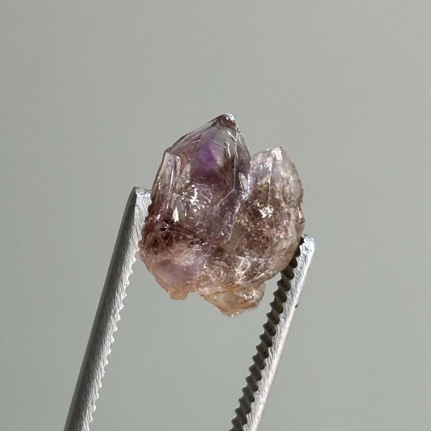 raw herkimer amethyst