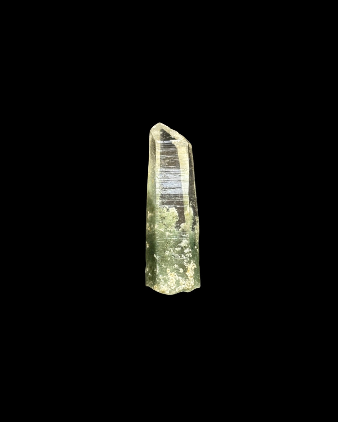 CUARZO CRISTAL Y CLORITA PUNTA (M)