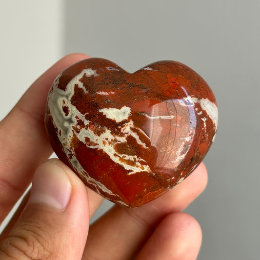 brecciated jasper heart