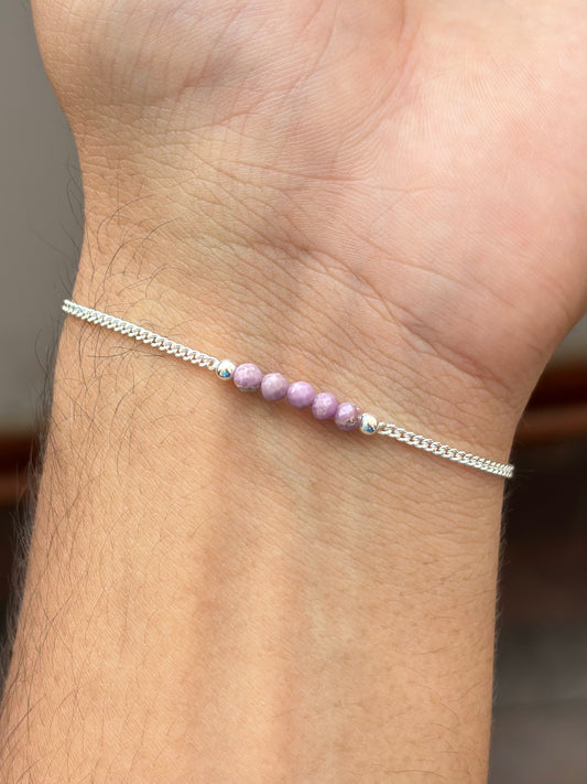 FOSFOSIDERITA PULSERA PLATA