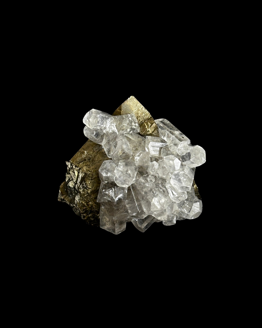 PIRITA CUBO Y CALCITA HEXAGONAL (M)