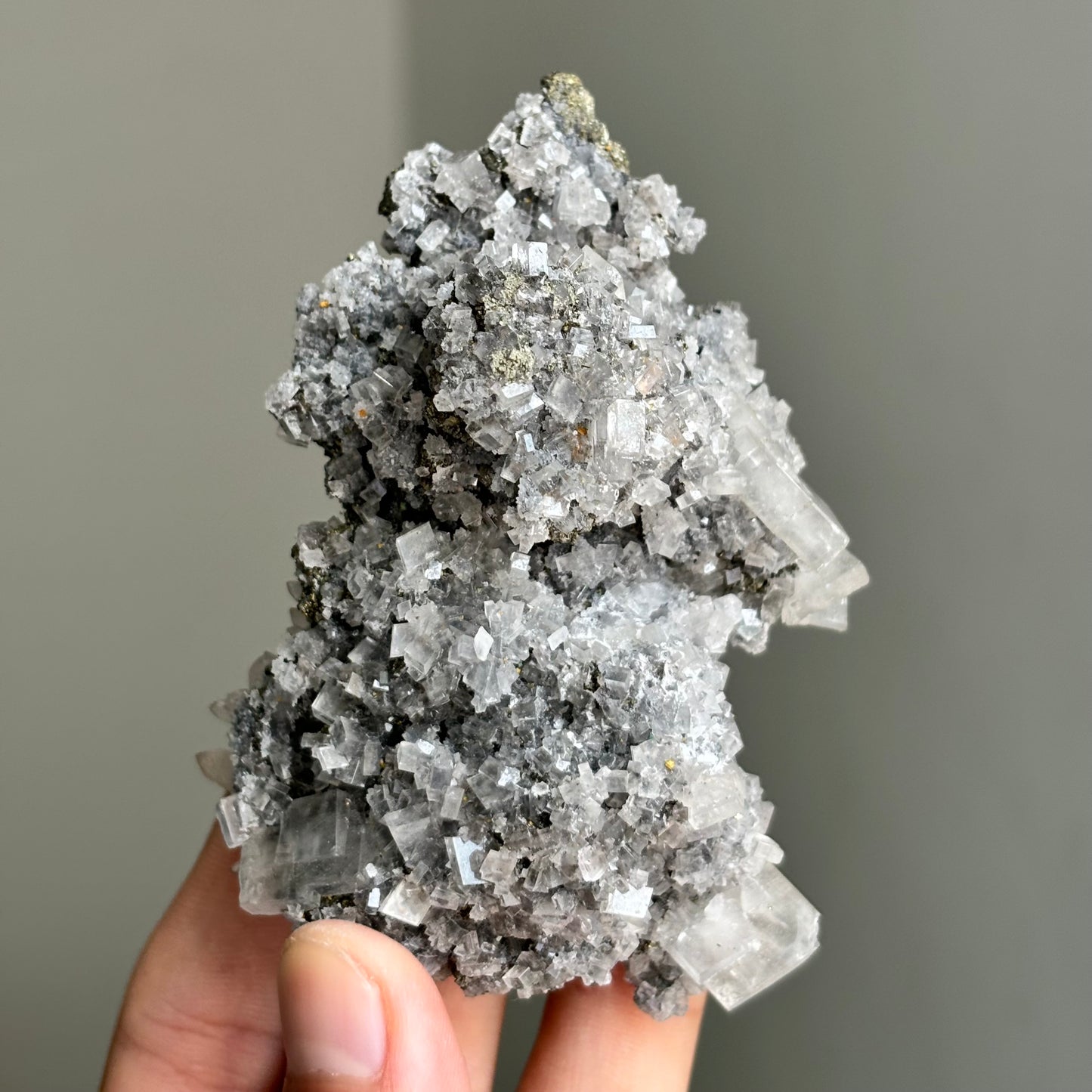 barite and pyrite