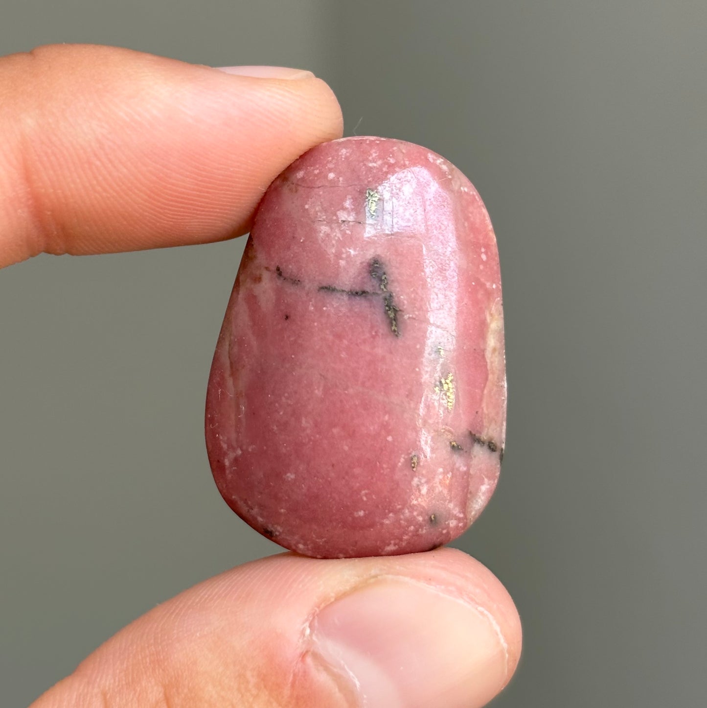 pink opal cabochon