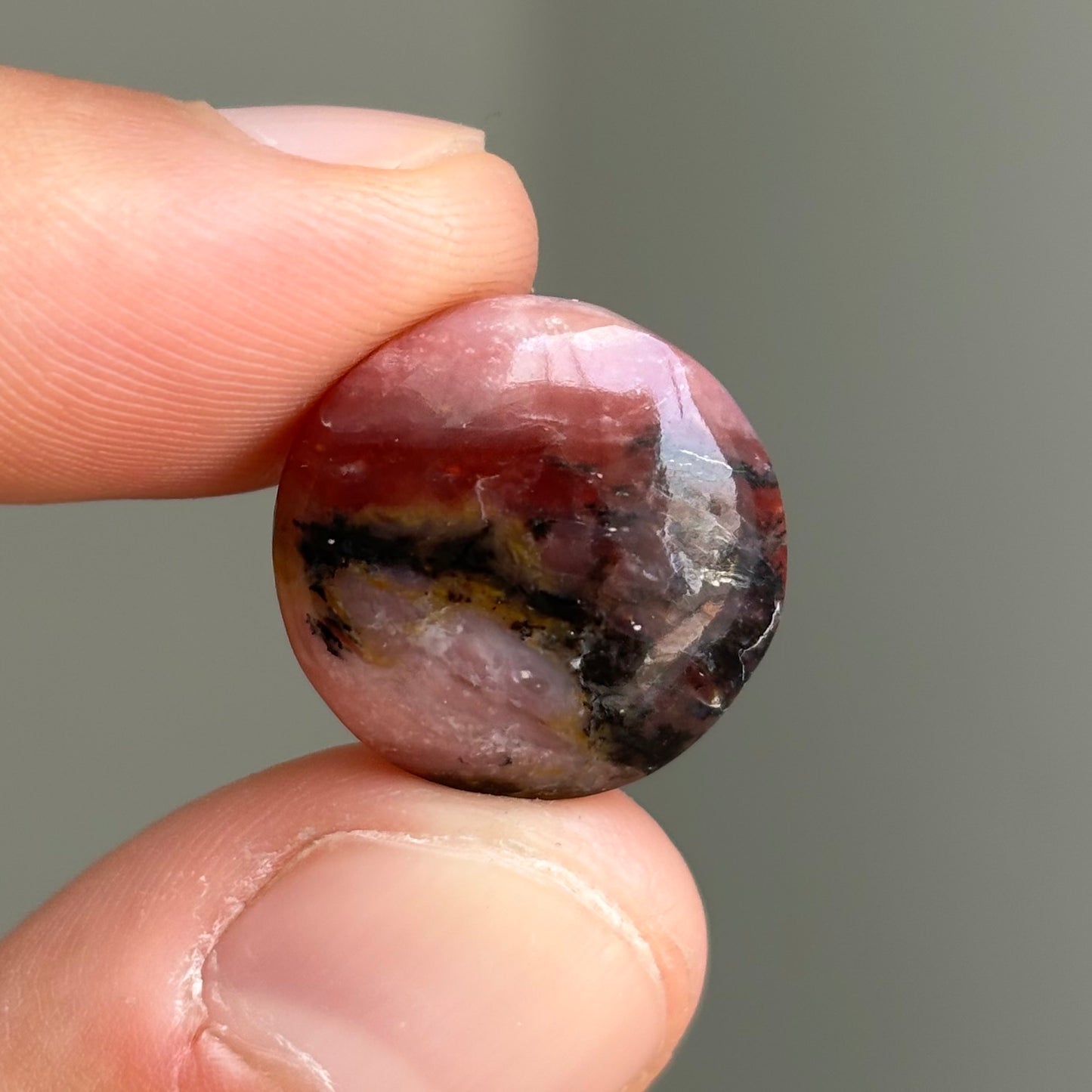 rhodonite cabochon