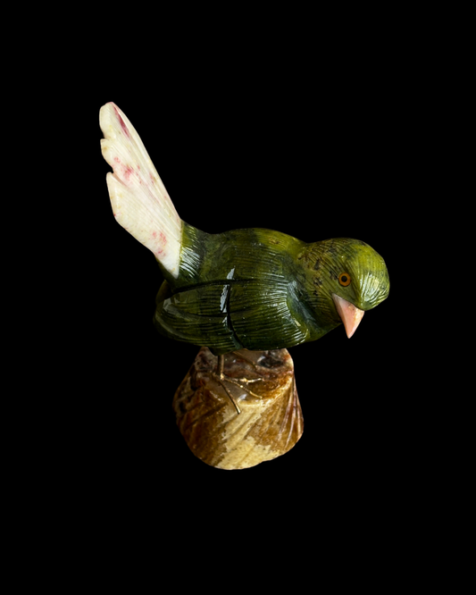 SERPENTINA, CINABRITA, ÓPALO ROSA PÁJARO (XL)