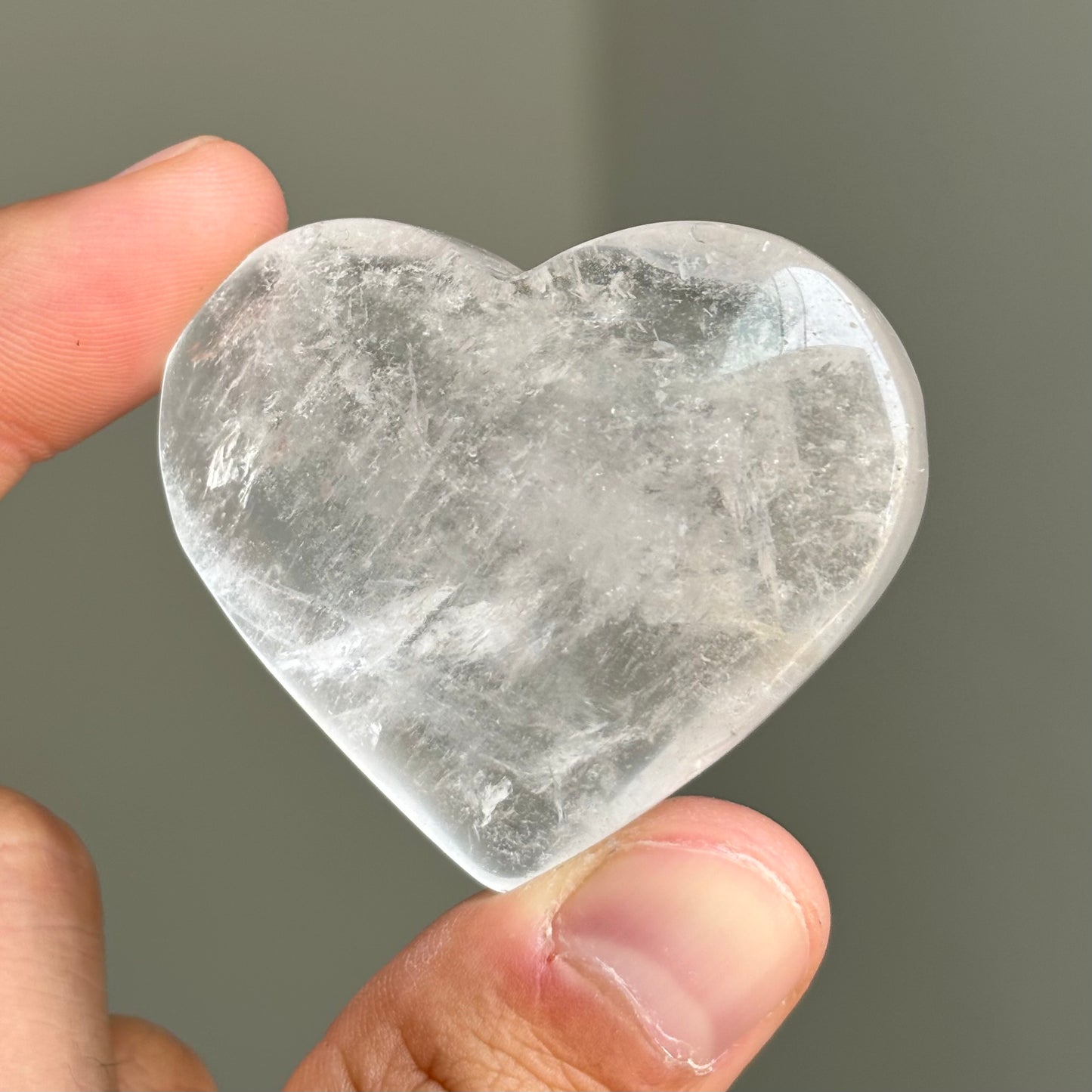 crystal quartz heart