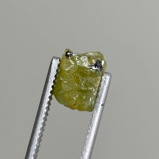 raw peridot