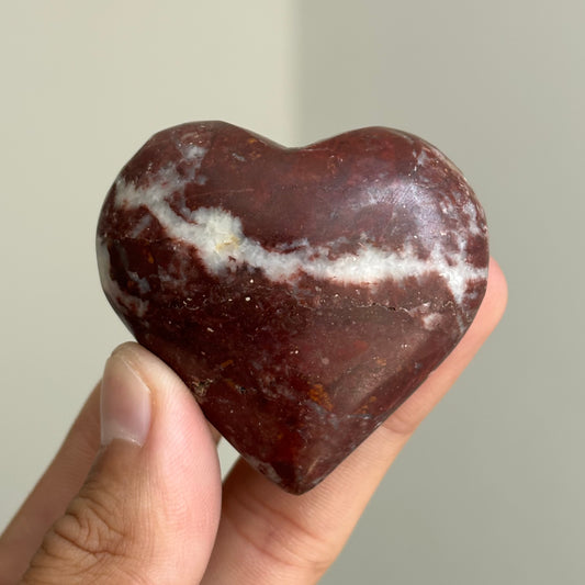 brecciated jasper heart