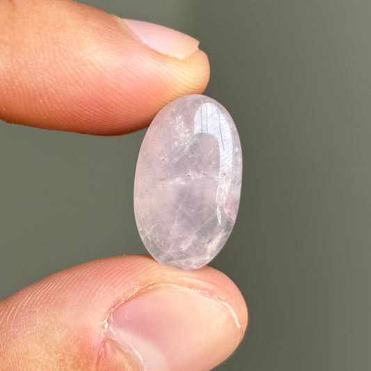 rose quartz cabochon