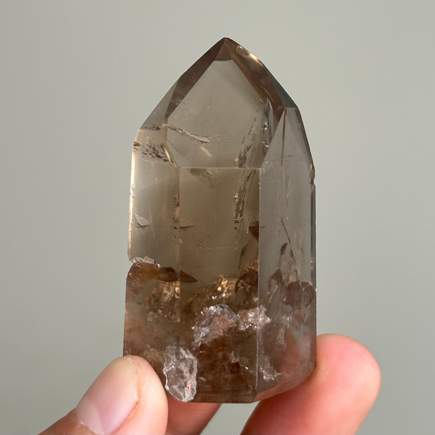 smoky quartz obelisk