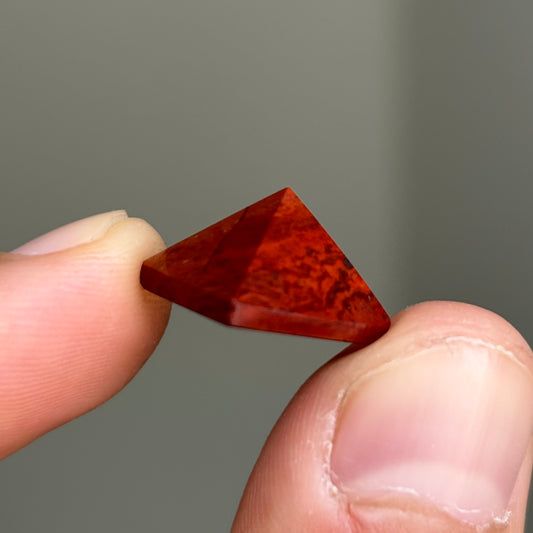 red jasper pyramid