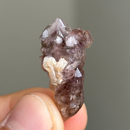 raw herkimer amethyst