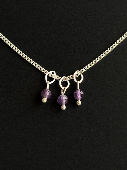 AMATISTA COLLAR PLATA