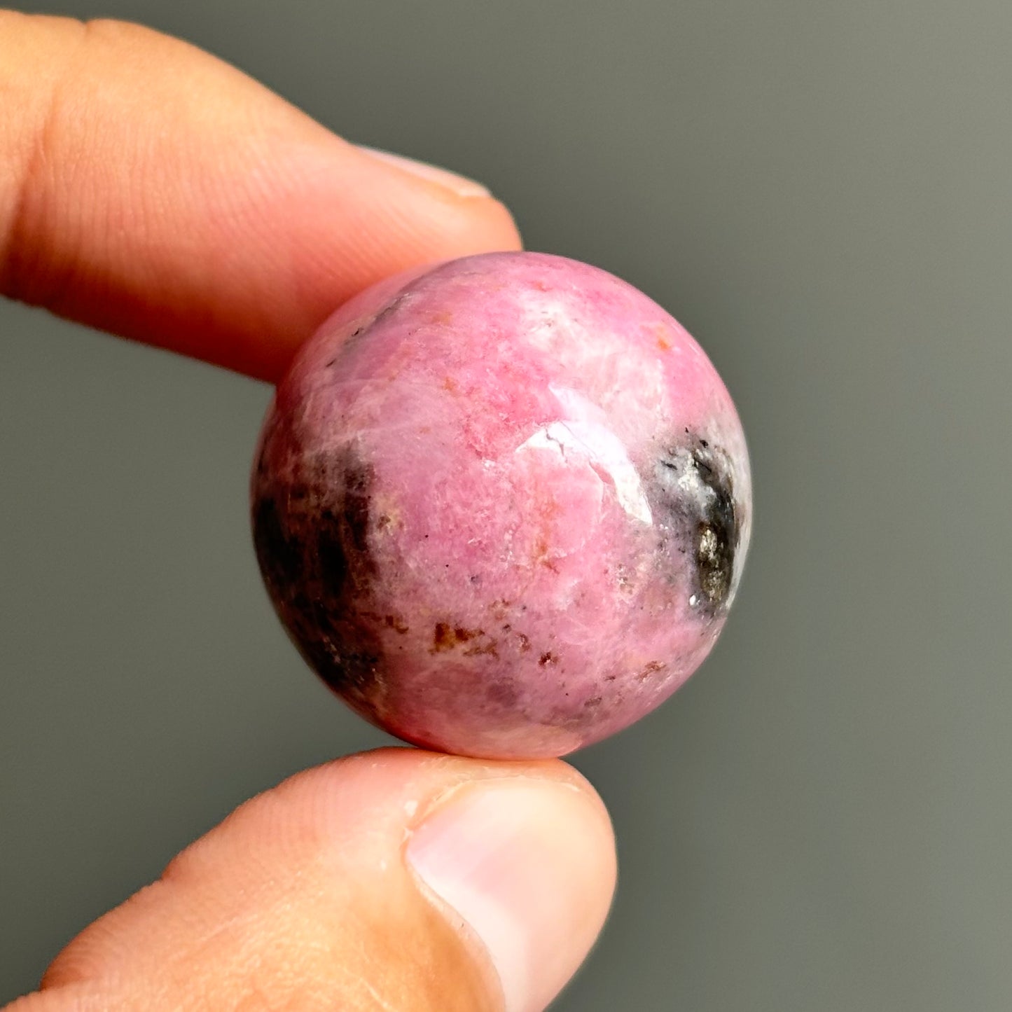 rhodonite sphere