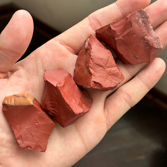 raw red jasper