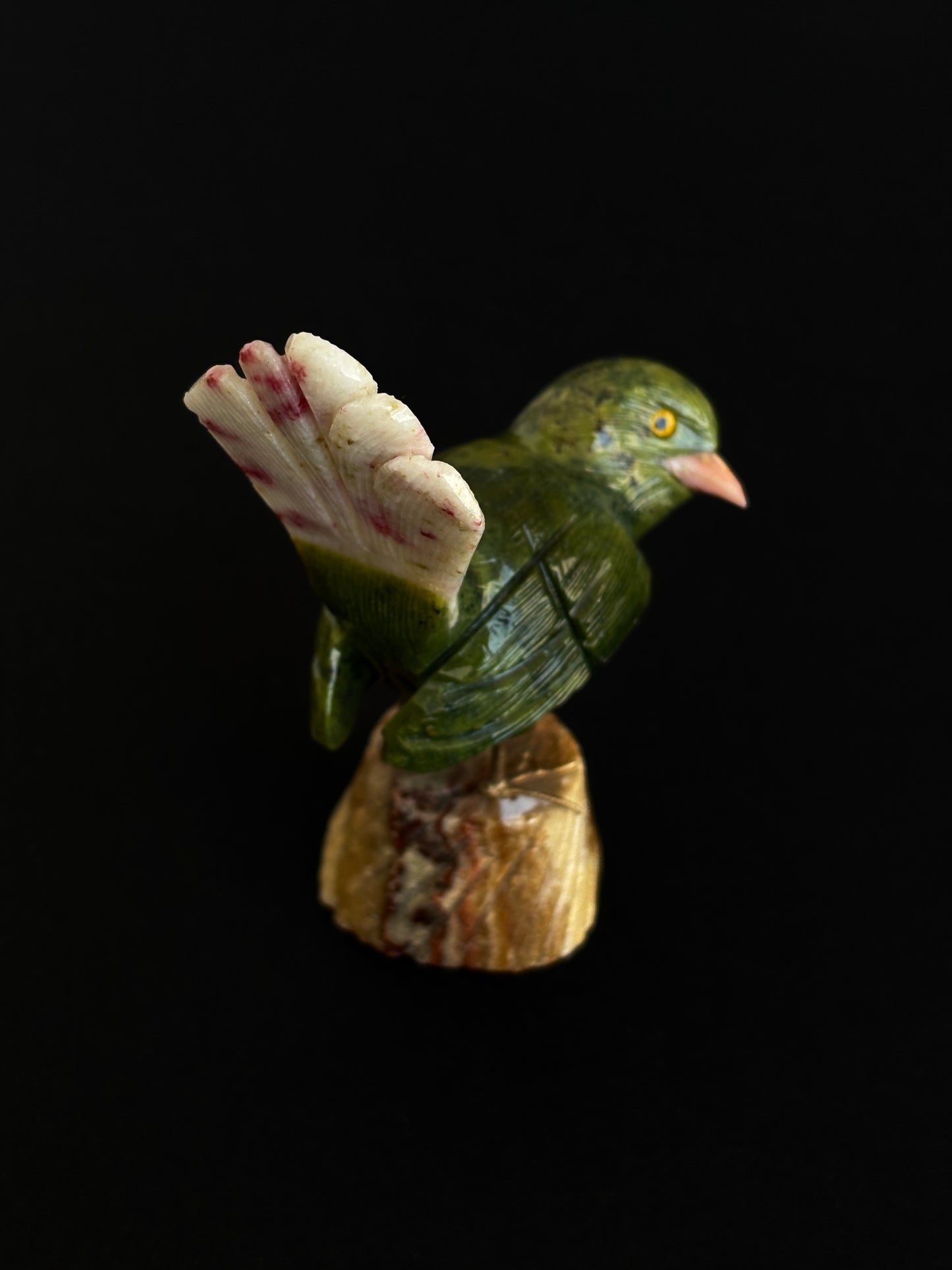 SERPENTINA, CINABRITA, ÓPALO ROSA PÁJARO (XL)