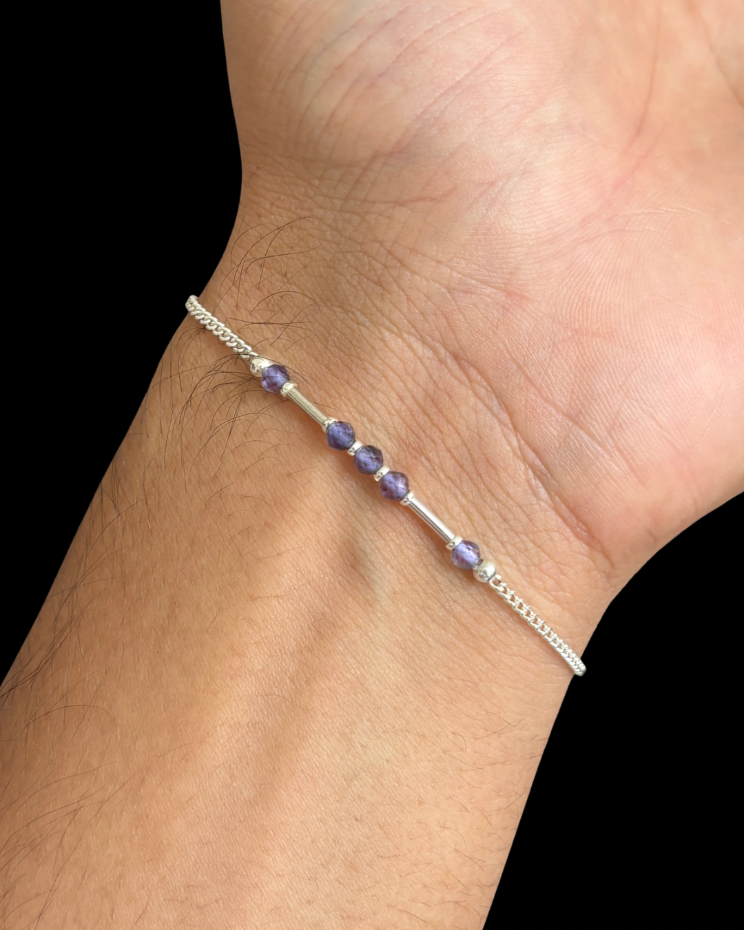 IOLITA PULSERA PLATA
