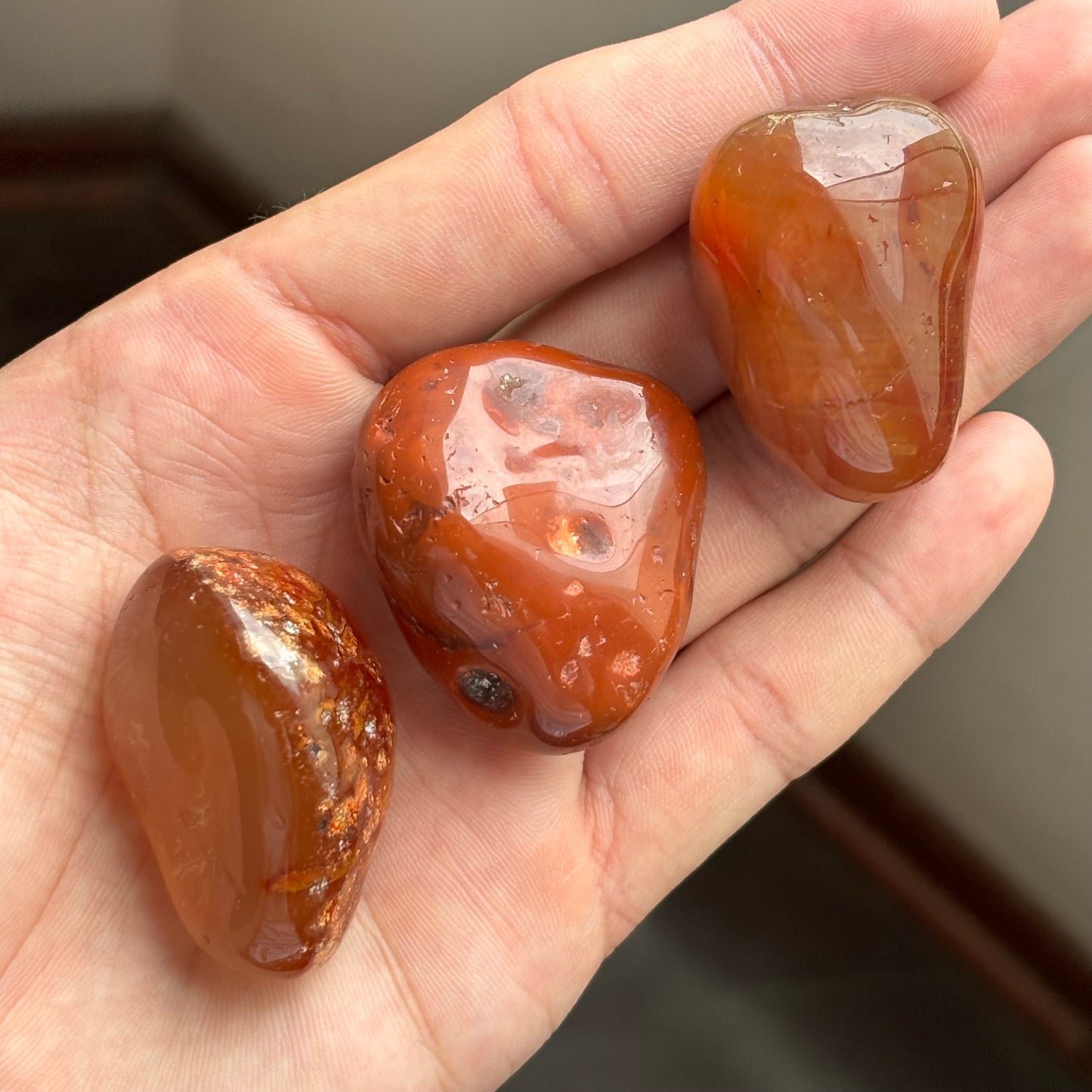 polished carnelian